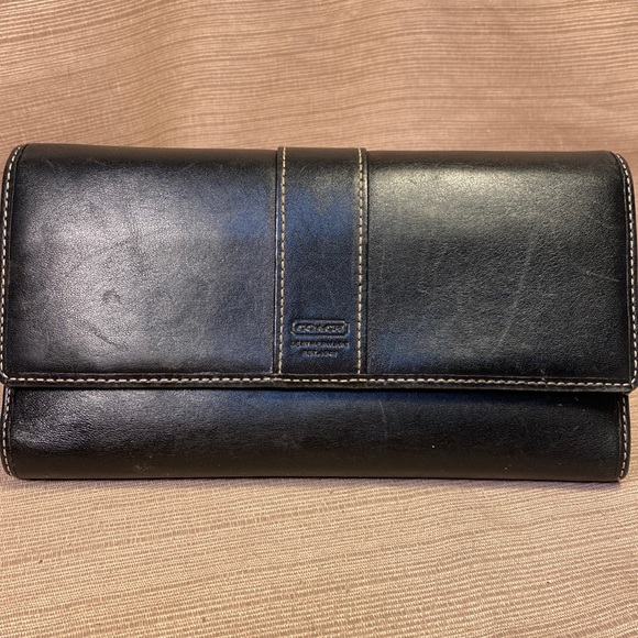 Coach soft buttery leather classic wallet elegant - Picture 1 of 16